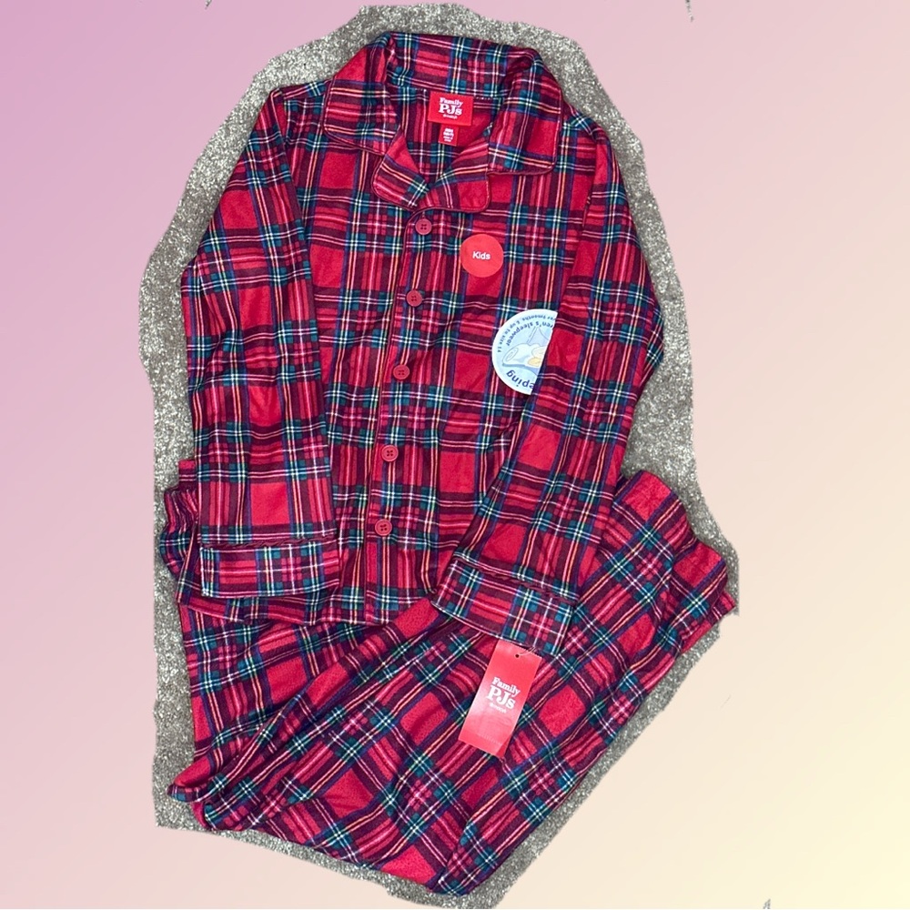 Macy’s Family Kid’s Plaid Pajamas- Sz Small